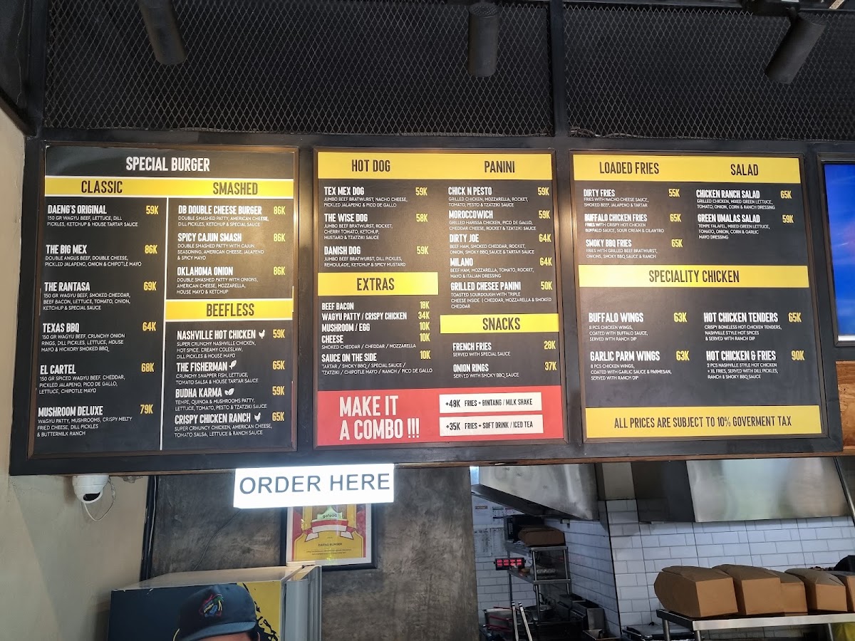 Daeng Burger Umalas - Bali Menu - Image 2