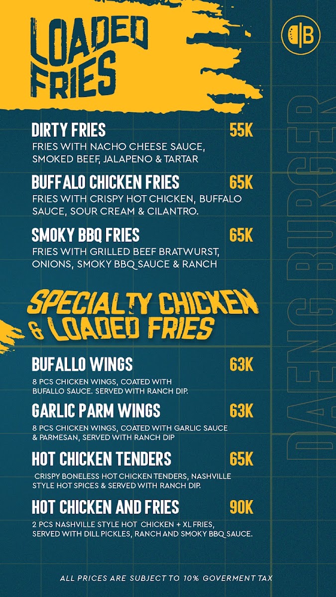 Daeng Burger Umalas - Bali Menu - Image 3